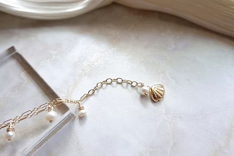 島國夢境系列 - 貝殼珍珠手鍊