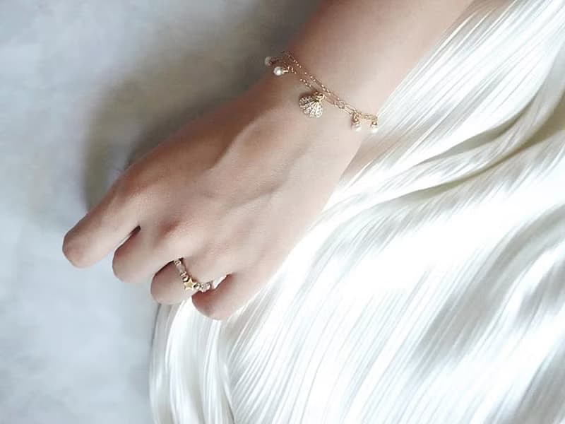 島國夢境系列 - 貝殼珍珠手鍊