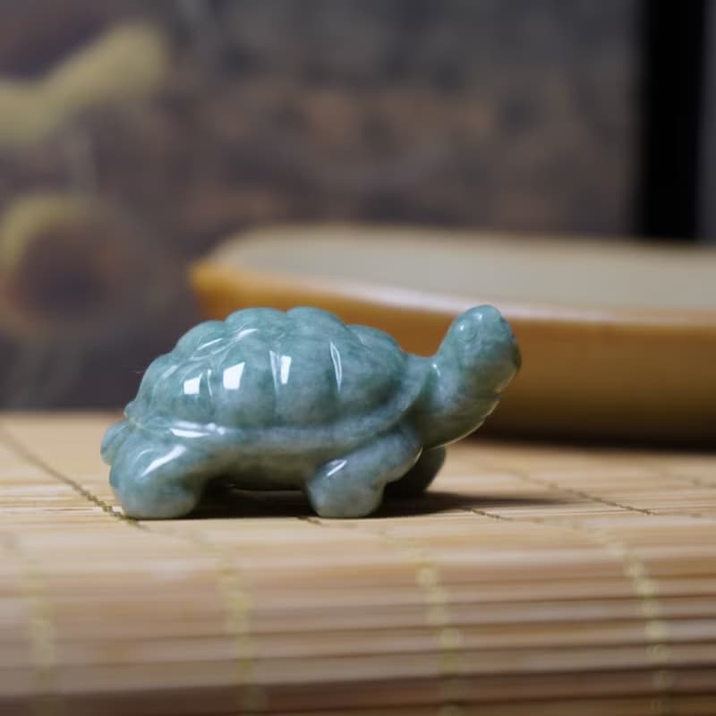 【吉祥‧長壽】翡翠烏龜 | 天然緬甸A貨翡翠 | 送禮