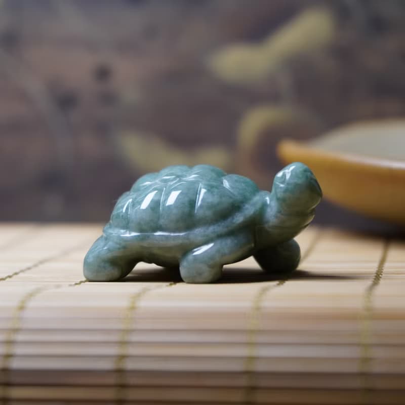【吉祥‧長壽】翡翠烏龜 | 天然緬甸A貨翡翠 | 送禮