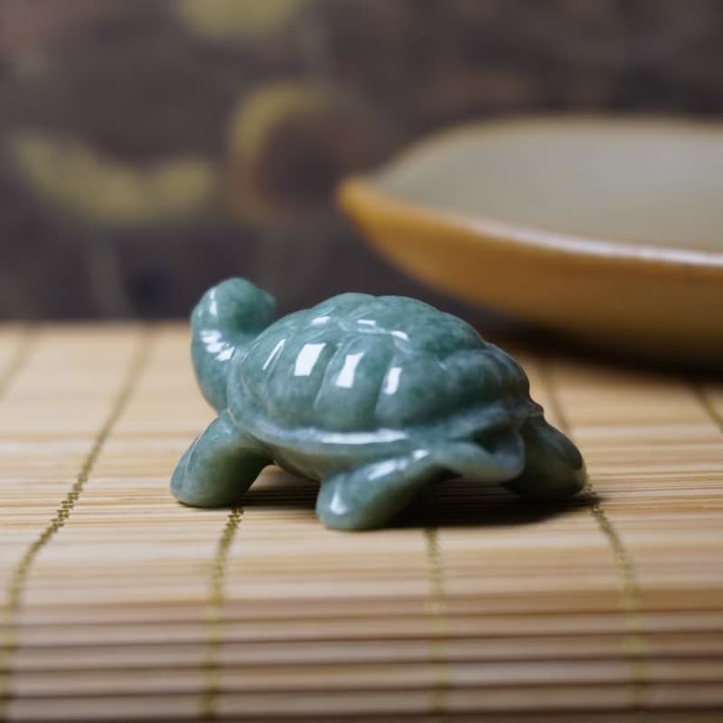 【吉祥‧長壽】翡翠烏龜 | 天然緬甸A貨翡翠 | 送禮