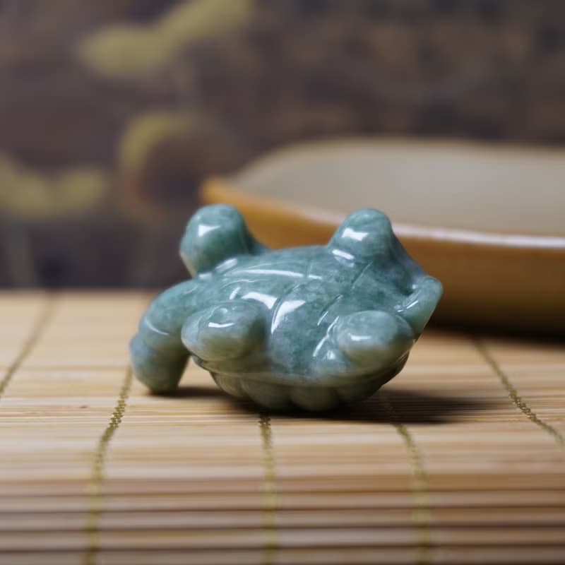 【吉祥‧長壽】翡翠烏龜 | 天然緬甸A貨翡翠 | 送禮