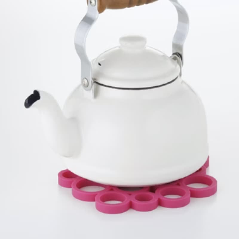 日本【SALUS 佐藤金屬】圈圈矽膠隔熱墊