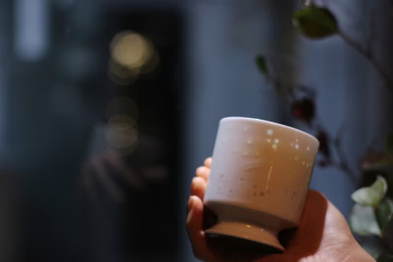 陶瓷香薰蠟燭白月光