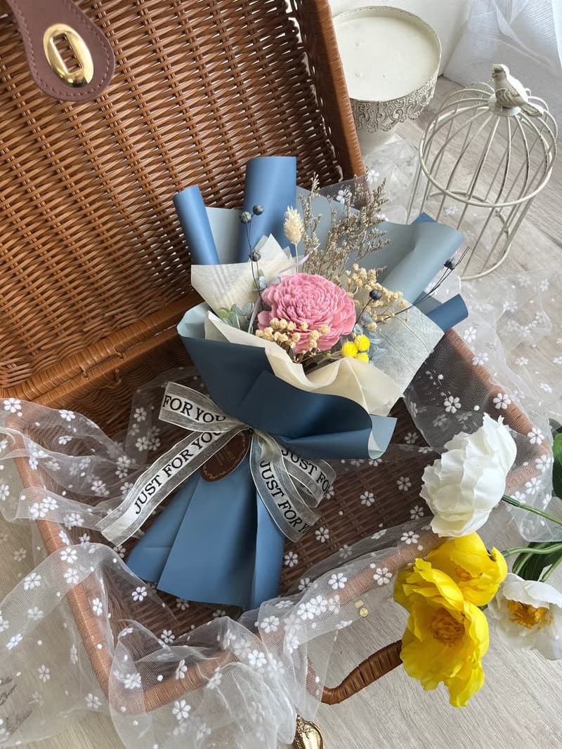 乾燥花束/索拉花束/祝福花束含提袋