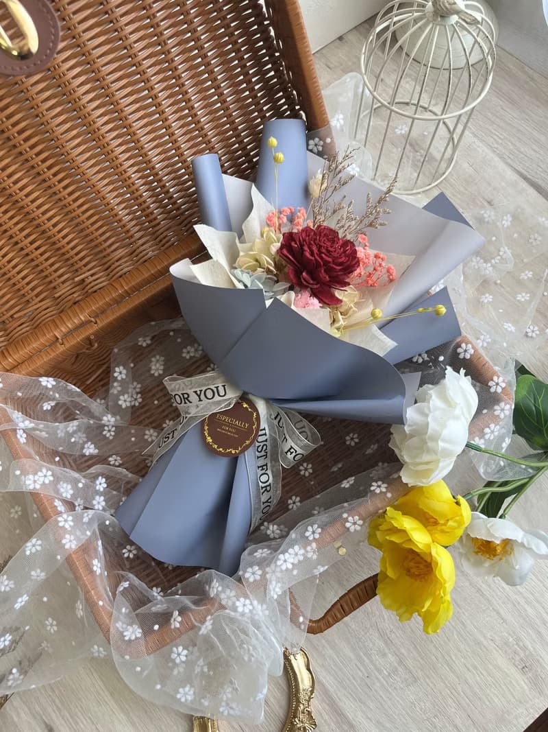 乾燥花束/索拉花束/祝福花束含提袋