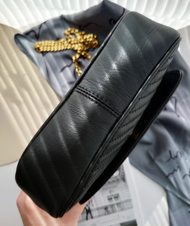 中古包 CELINE 黑金凱旋門晚宴包手拿包鏈條包斜揹包斜挎包單肩包