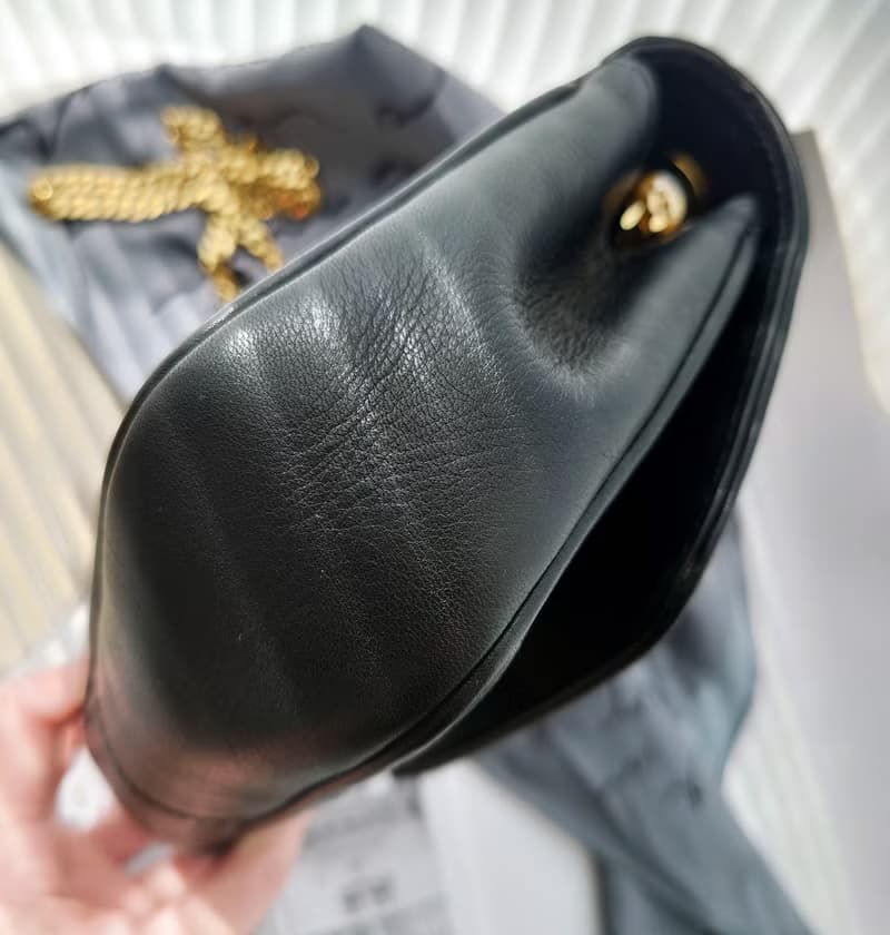 中古包 CELINE 黑金凱旋門晚宴包手拿包鏈條包斜揹包斜挎包單肩包