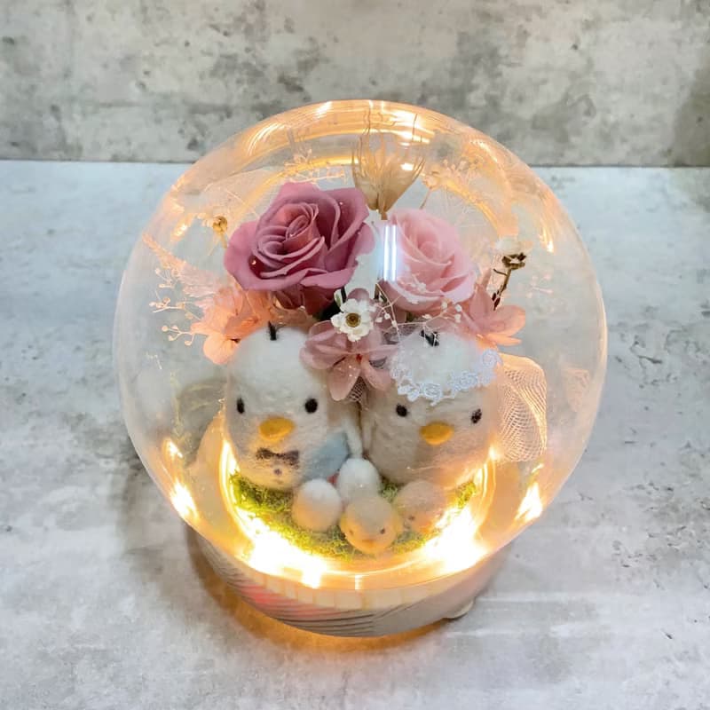 帶路雞花禮 羊毛氈設計 結婚/歸寧/喜慶祝賀小物