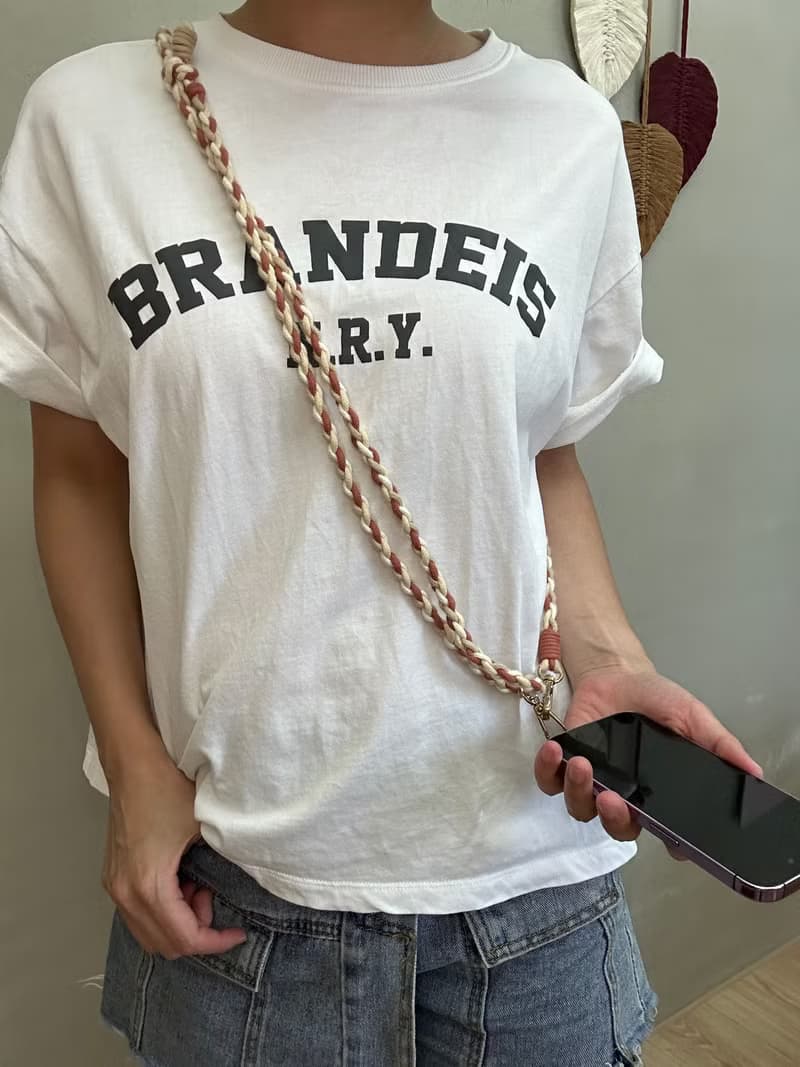 四股圓編可調式手機掛繩。證件掛繩/可掛脖/禮物