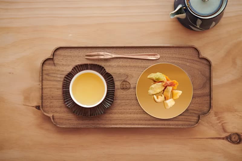 海棠花胡桃木茶盤 實用禮物