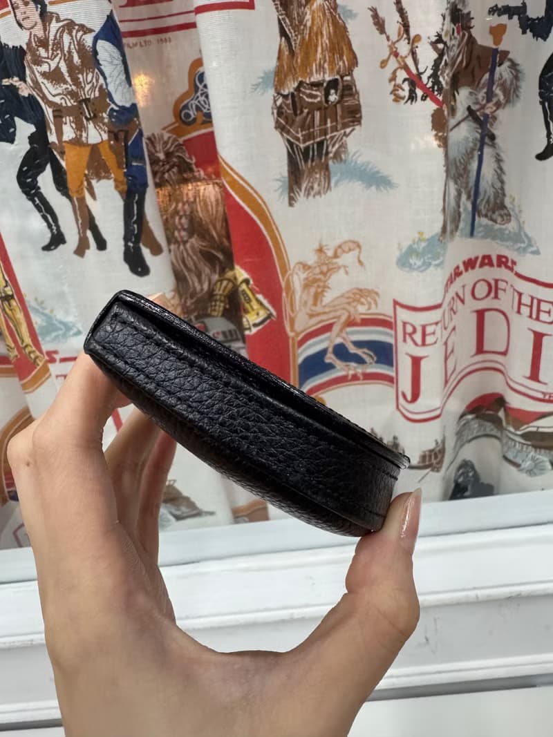 中古正品 Celine 荔枝皮真皮零錢包 皮革收納包 送禮