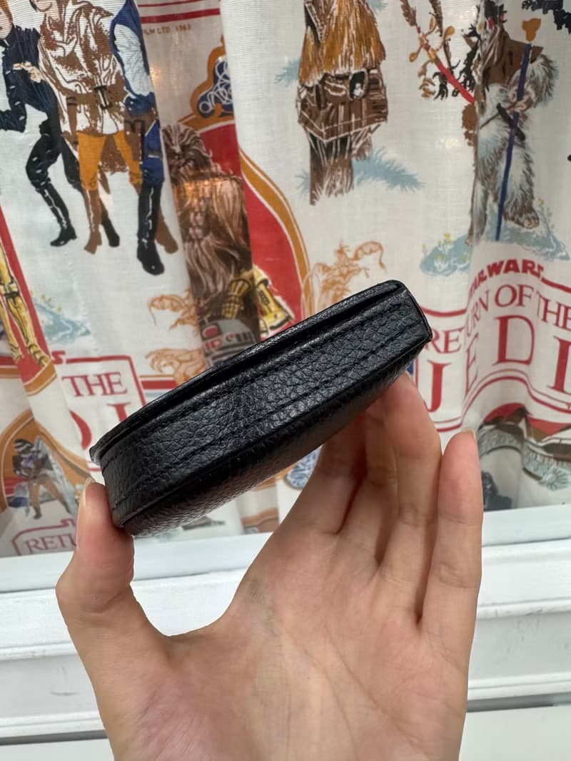 中古正品 Celine 荔枝皮真皮零錢包 皮革收納包 送禮