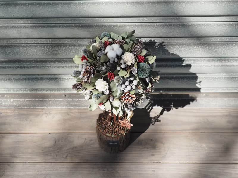 乾燥聖誕花樹-57cm