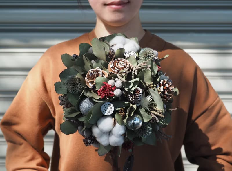 乾燥聖誕花樹-57cm