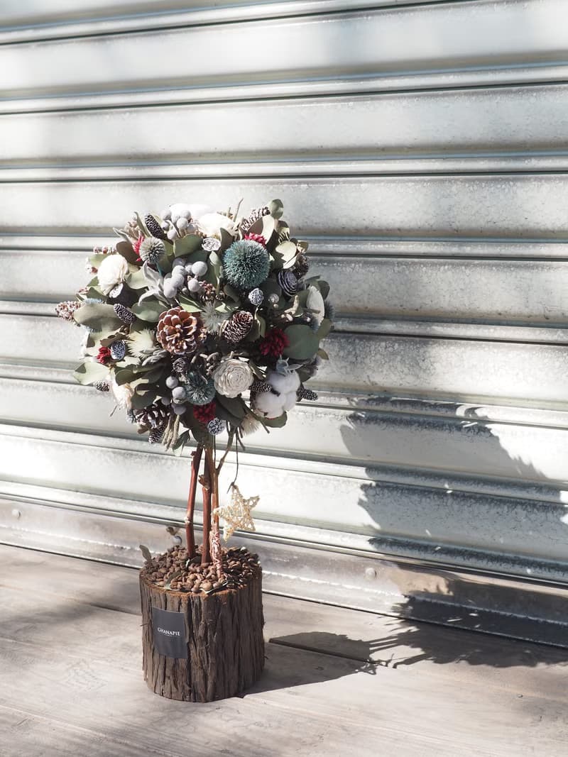 乾燥聖誕花樹-57cm