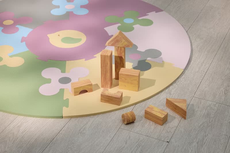 花的圓舞曲 小花地墊 巧拼式地墊 歐盟認證 台灣製