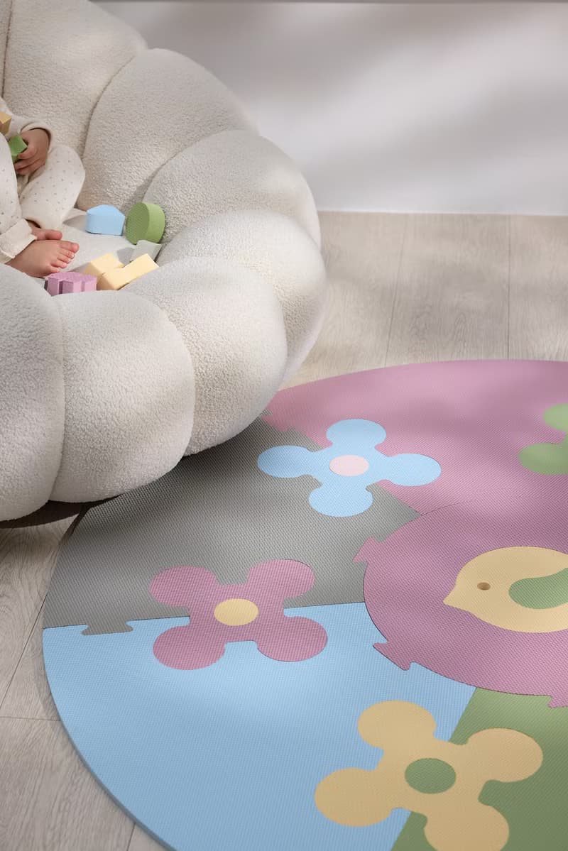 花的圓舞曲 小花地墊 巧拼式地墊 歐盟認證 台灣製