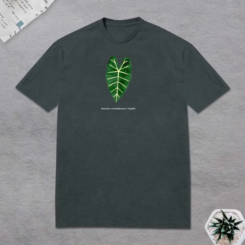 植物 觀音蓮 T恤 觀葉植物