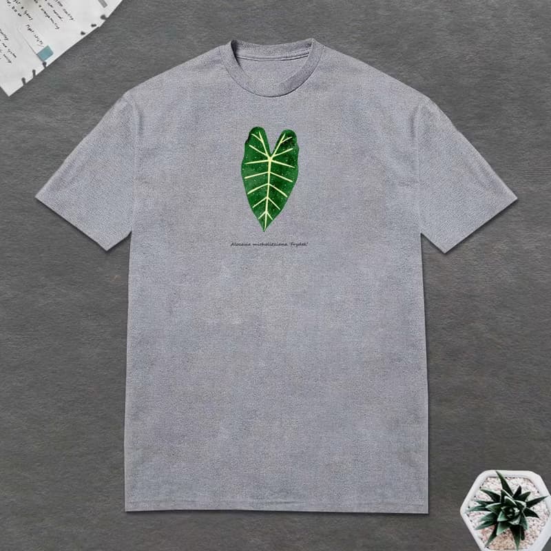 植物 觀音蓮 T恤 觀葉植物