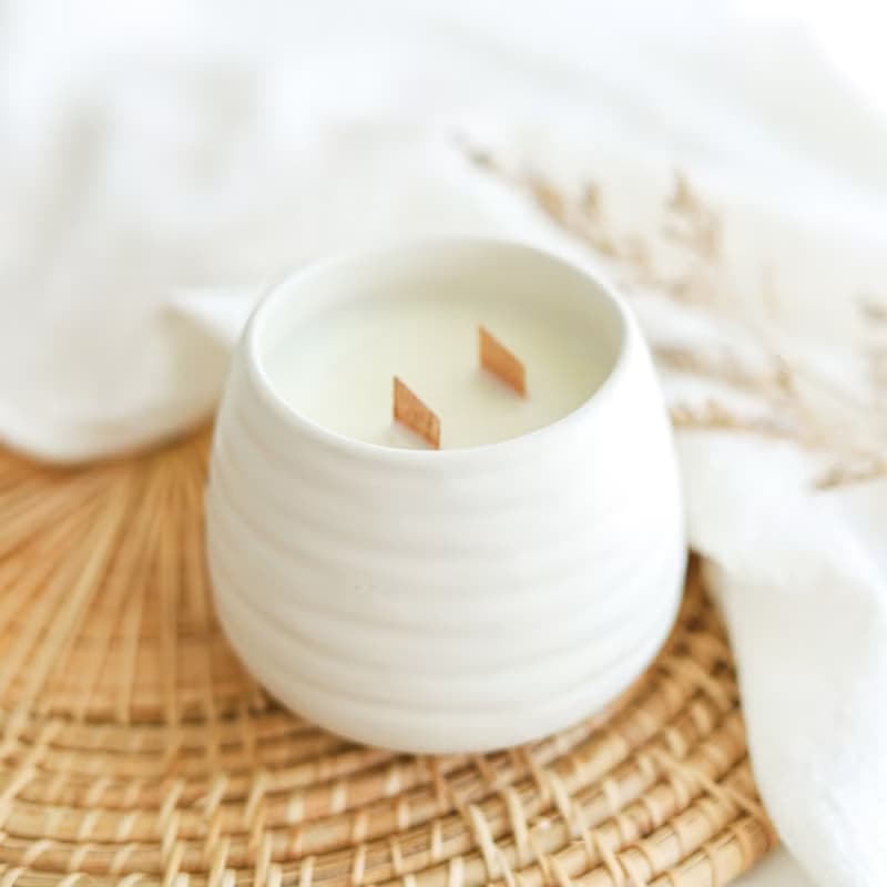 Modern Soy Wax Candle gift set, Personalised candle gift set, Spa gift for her