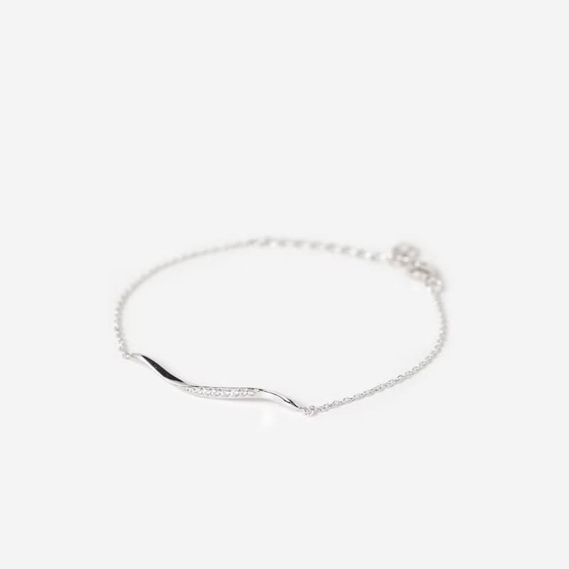 點水細緻純銀手鍊 (兩色可選) | The Dressing Room