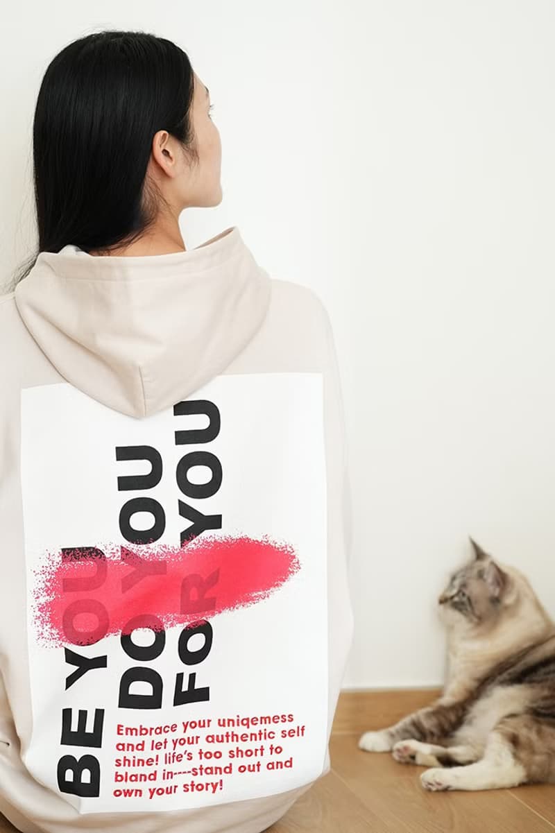 BE YOU DO YOU FOR YOU 貓智慧 連帽T 中性 by Toby Black