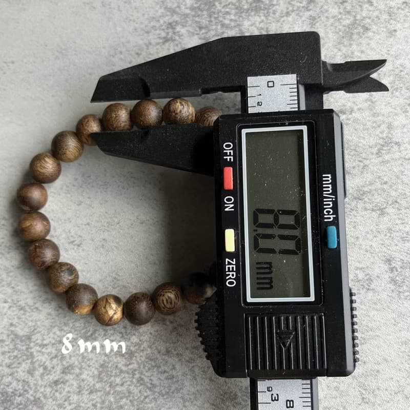 【圓珠重油款】天然大王棋楠沉香單圈手串8mm-16mm