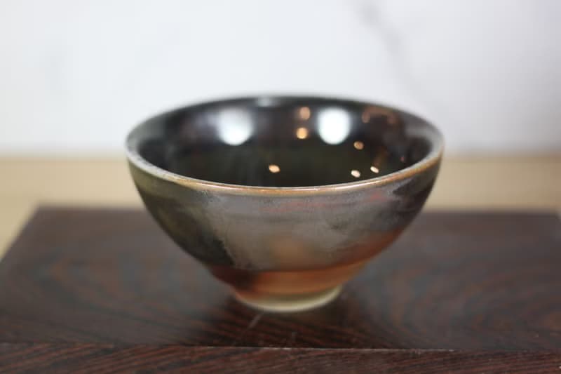 【送禮好物】120ml 天目釉 柴燒茶杯 茶碗 鶯歌名家葉敏祥作品