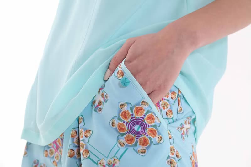 LIA 新加坡美食印花短褲