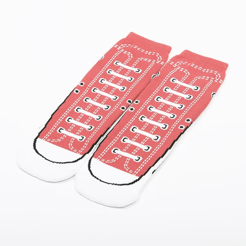 台灣原創設計【SOCKS 鞋型襪】RED WING│中筒襪 男襪 女襪