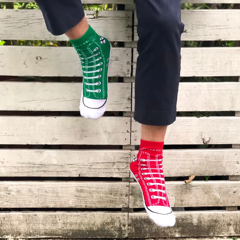 台灣原創設計【SOCKS 鞋型襪】RED WING│中筒襪 男襪 女襪