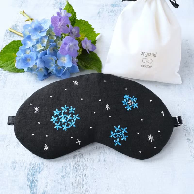 日本眼罩優惠２件套| 繡球花 |有附收納袋|免費禮品包裝