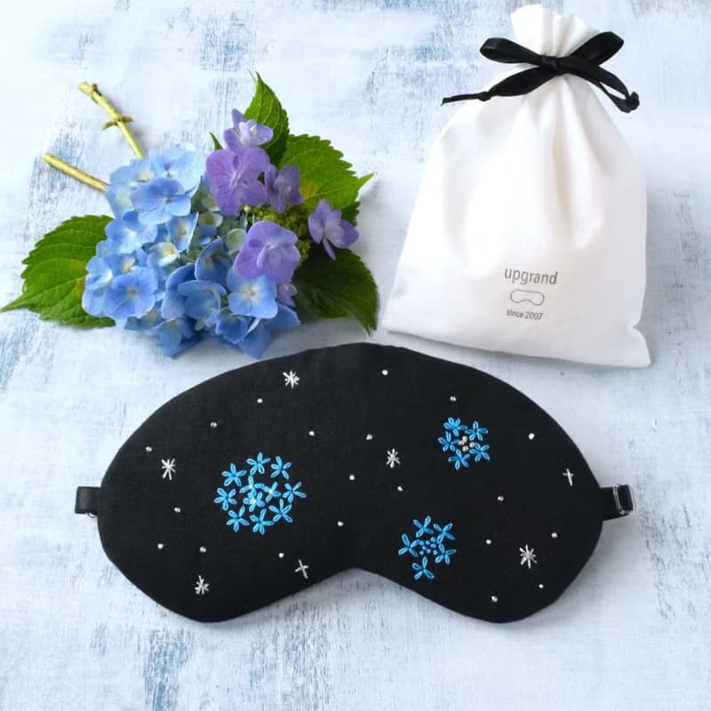 日本眼罩優惠２件套| 繡球花 |有附收納袋|免費禮品包裝