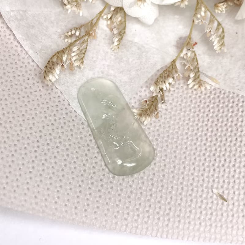 高冰種翡翠巧雕梅花牌 |天然緬甸玉翡翠A貨 | 送禮
