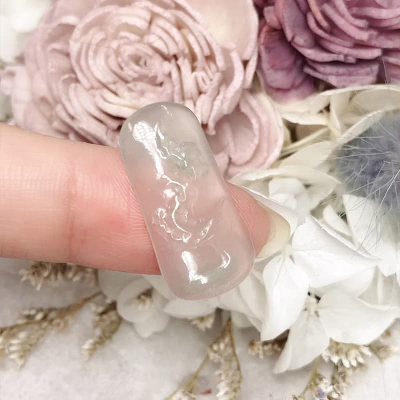 高冰種翡翠巧雕梅花牌 |天然緬甸玉翡翠A貨 | 送禮