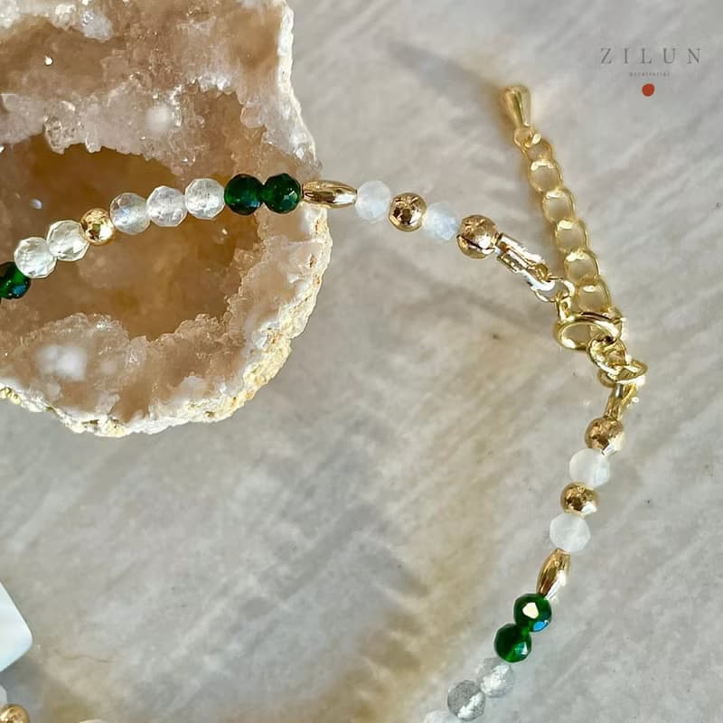 │輕奢│淡水傳說 • 天然石 • 手鍊 • 美國14K注金 • 14kgf