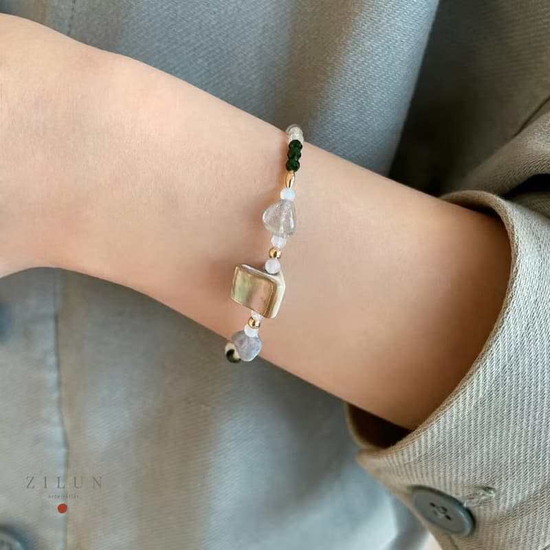 │輕奢│淡水傳說 • 天然石 • 手鍊 • 美國14K注金 • 14kgf