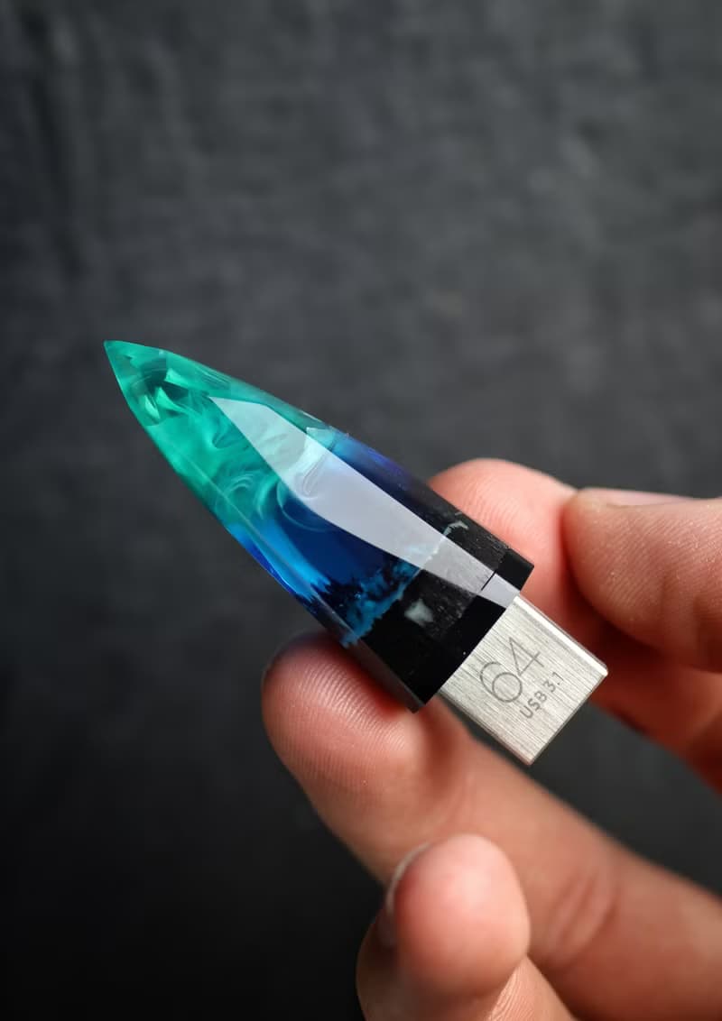 3.1 U 盤 Aurora Borealis Glow in the Dark 刻字 U 盤 3.0 USB