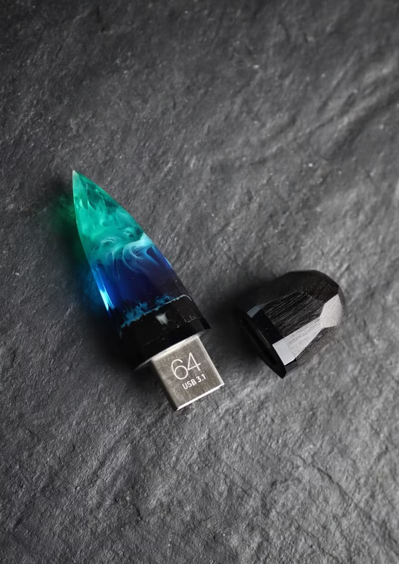 3.1 U 盤 Aurora Borealis Glow in the Dark 刻字 U 盤 3.0 USB