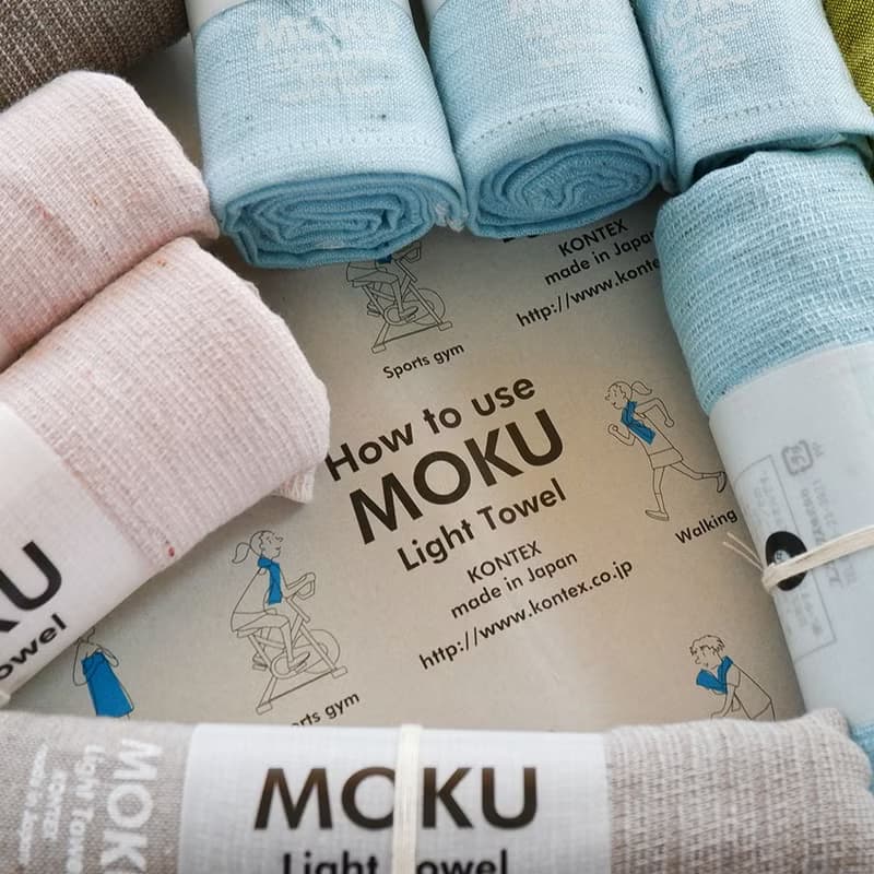 【kontex】日本製moku長毛巾三件組禮盒 (附提袋)  輕薄 速乾