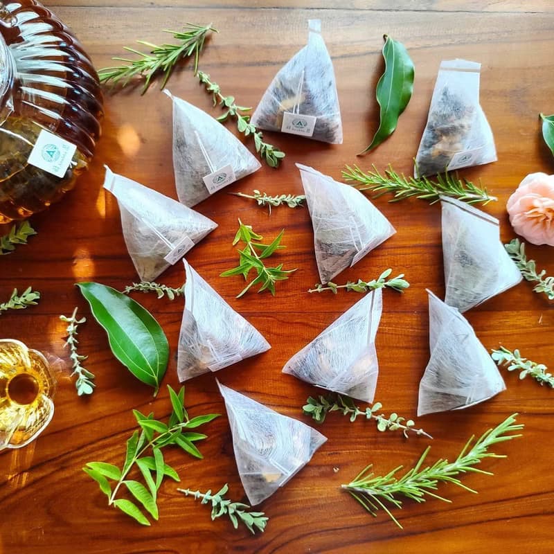 花茶+紅茶組盒-15款茶包禮盒-6包無咖啡因花草茶+9包香草紅茶