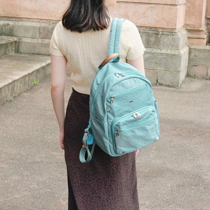 (蒂芬妮藍)必buy輕盈紙感旅行後背包33531