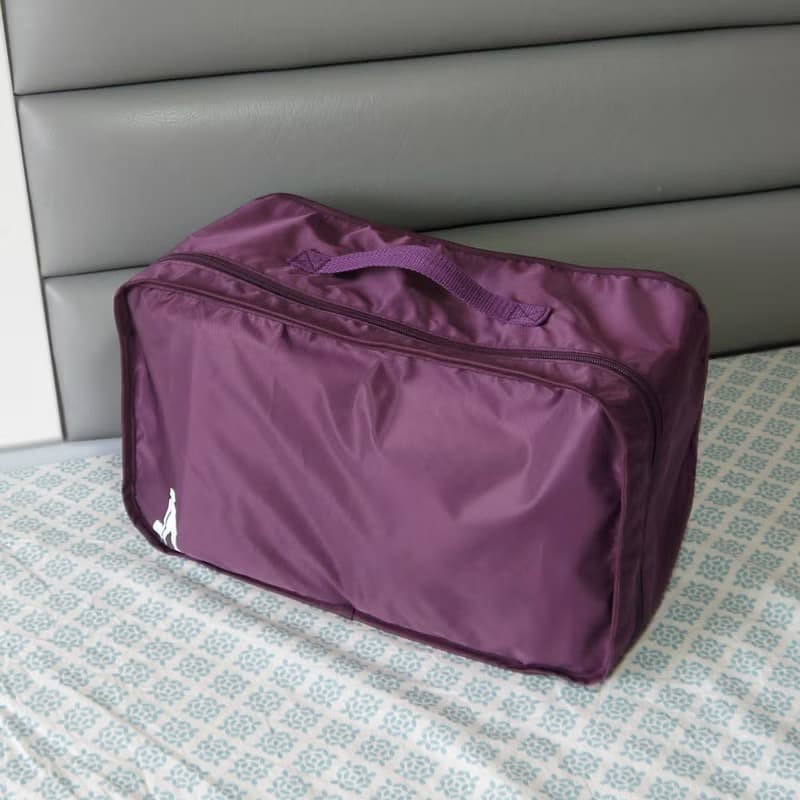 行李箱衣物雙層收納袋 積木堆疊收納網袋 加厚高丹數 手提旅行袋