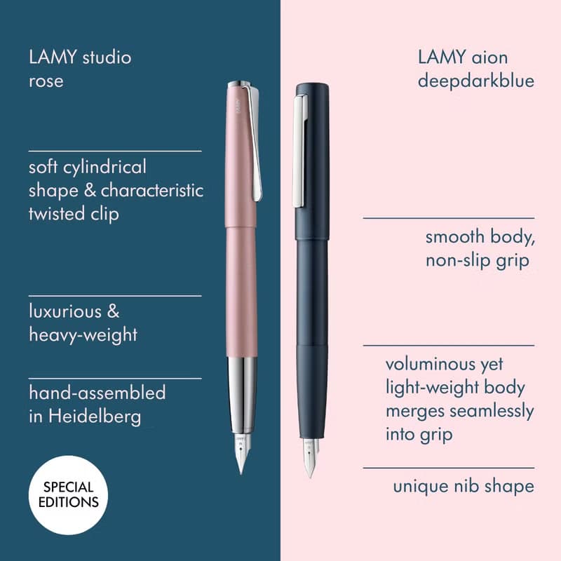 【雷雕免費刻字】LAMY 鋼珠筆禮盒 / aion 永恆系列  - 湛藍