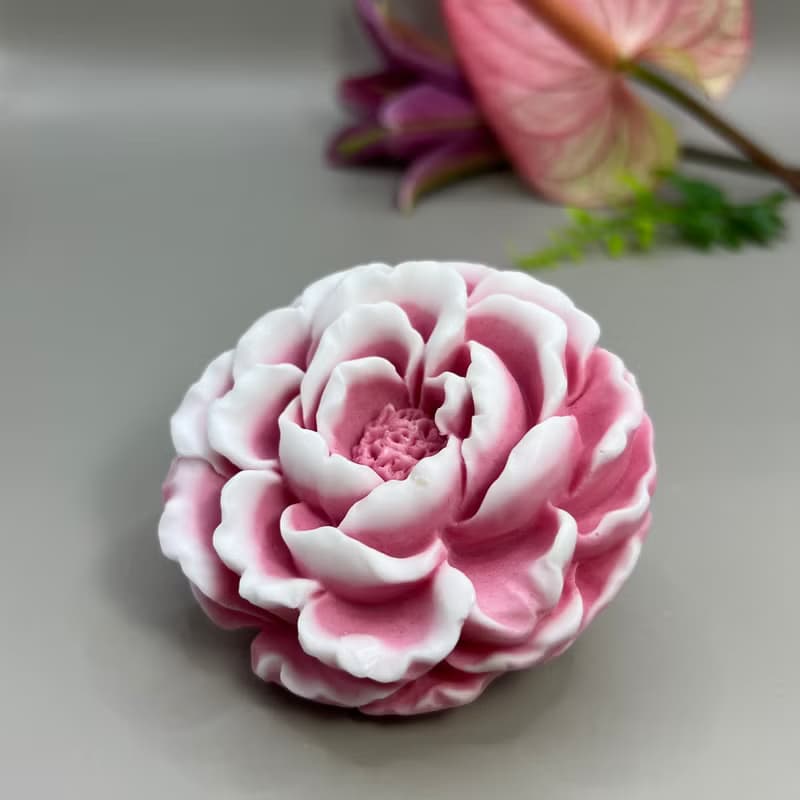 嬌妍牡丹花 香氛手工皂 採用英國Jo Malone 英國梨與小蒼蘭香味