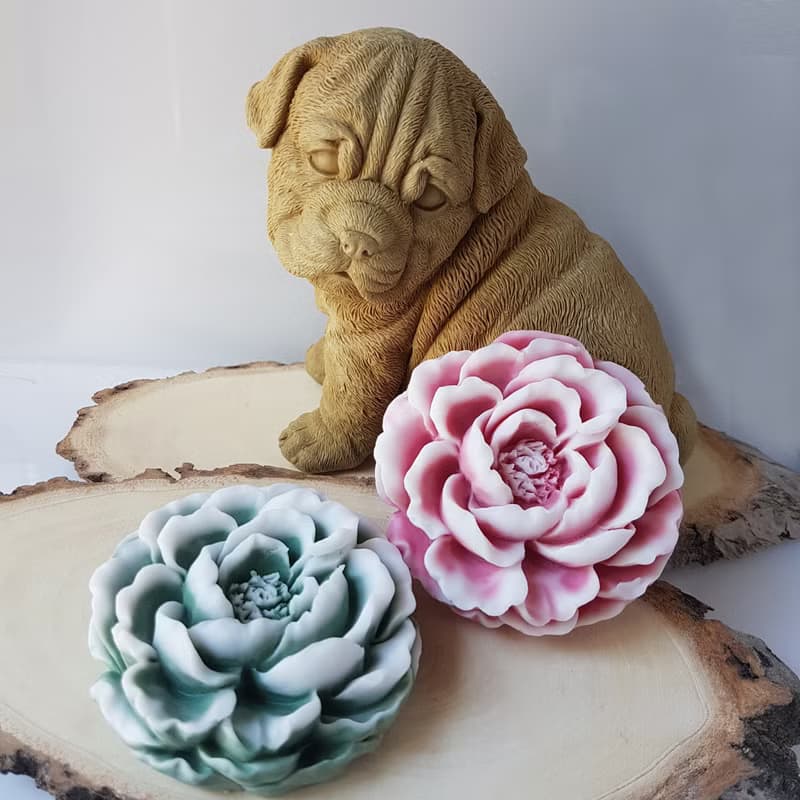 嬌妍牡丹花 香氛手工皂 採用英國Jo Malone 英國梨與小蒼蘭香味
