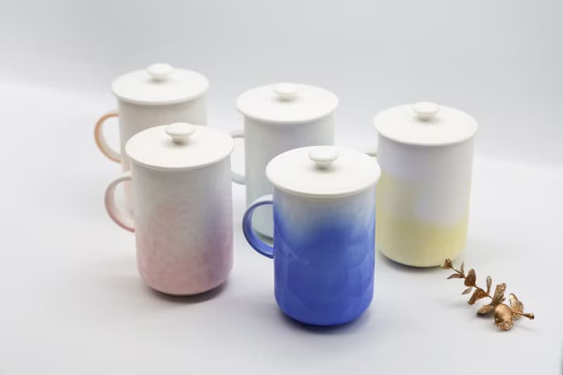 千塘窯(台灣京瓷)-霧之花語馬克杯