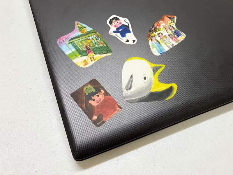 原創角色插畫防水貼紙