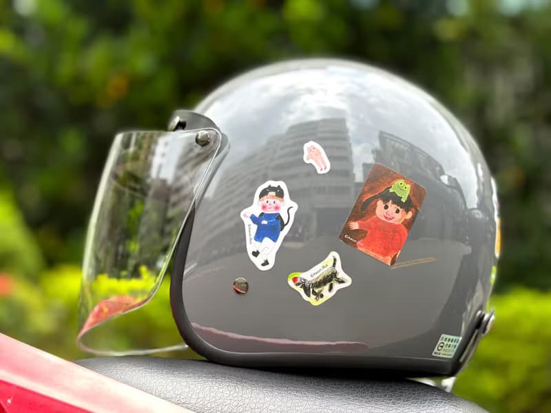 原創角色插畫防水貼紙